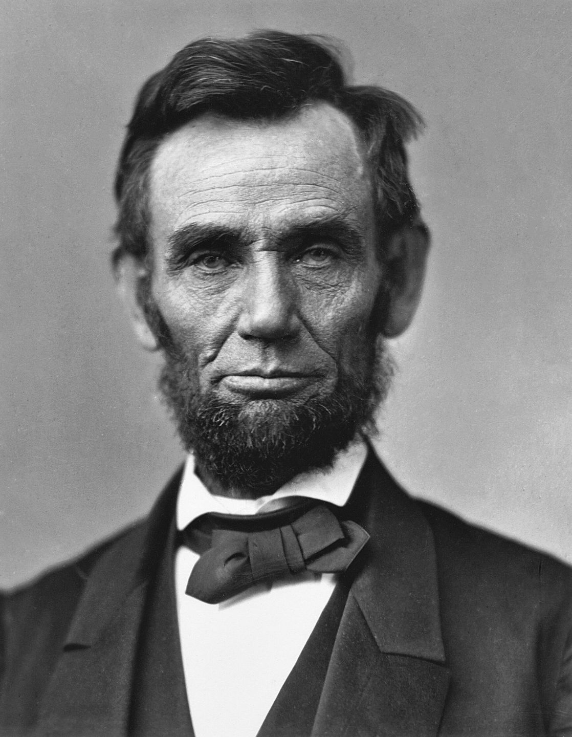 Abraham Lincoln photographed in 1863