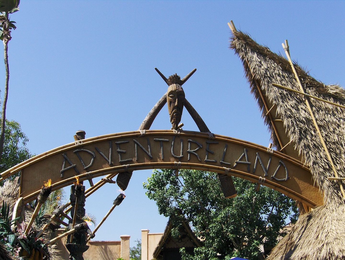 adventureland at disneyland, the theme park disney designed as a three-dimensional film