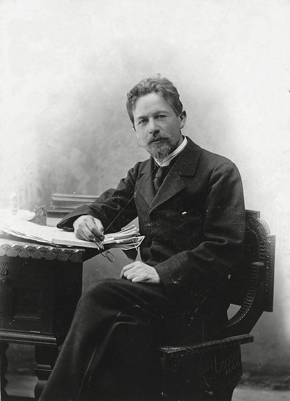photograph of anton chekhov, 1889