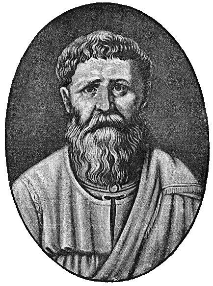 Portrait painting of Augustine of Hippo, bishop and theologian