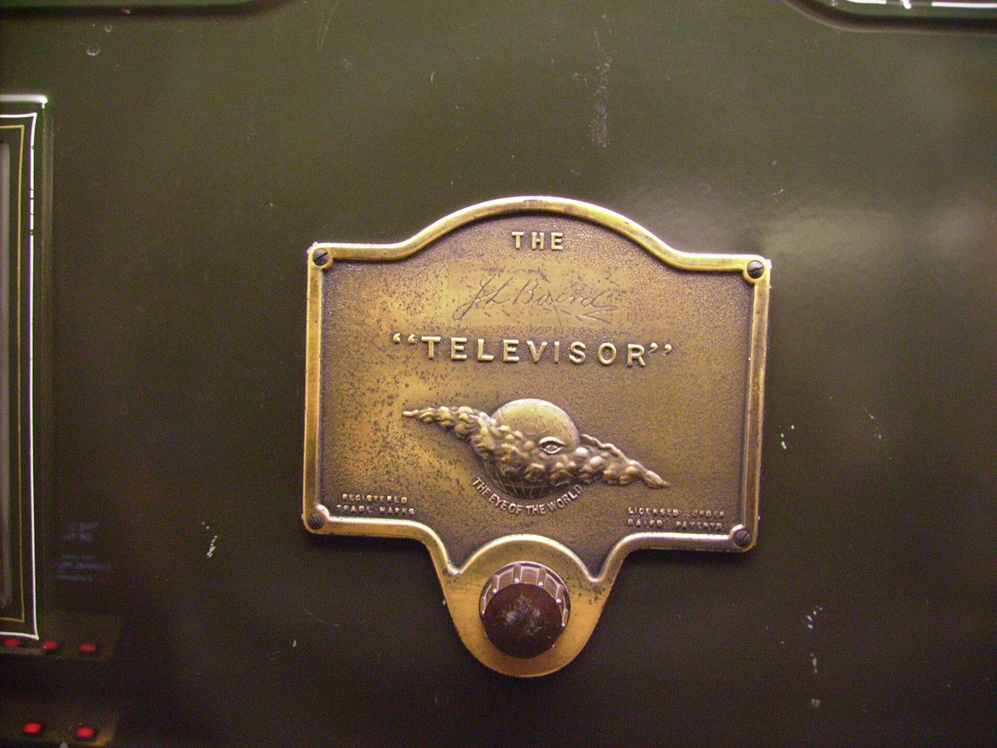 a baird televisor, an early mechanical television receiver