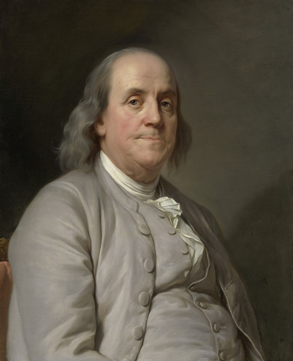 Portrait of Benjamin Franklin by Joseph Duplessis, 1778