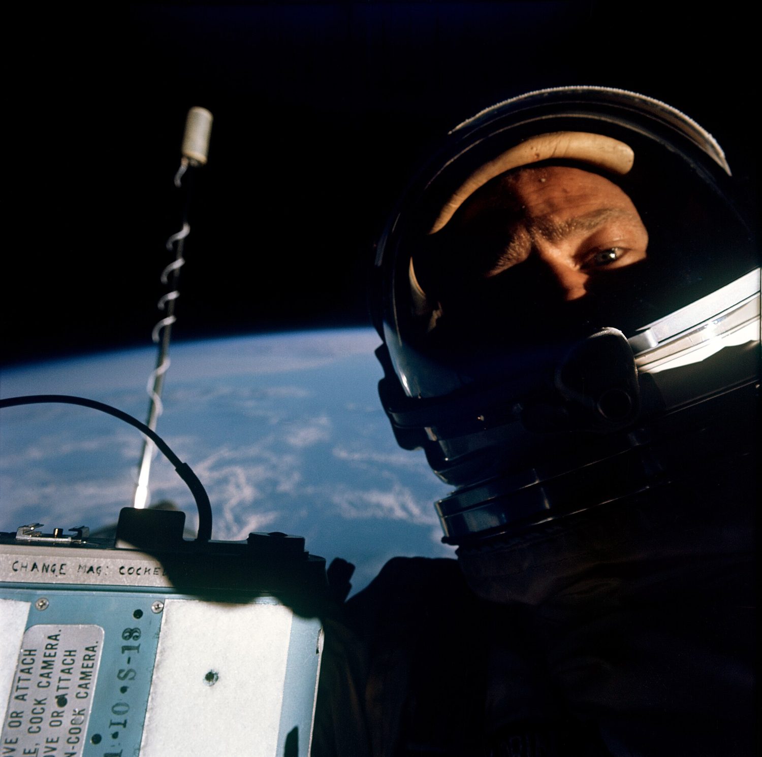 Buzz Aldrin during Gemini 12