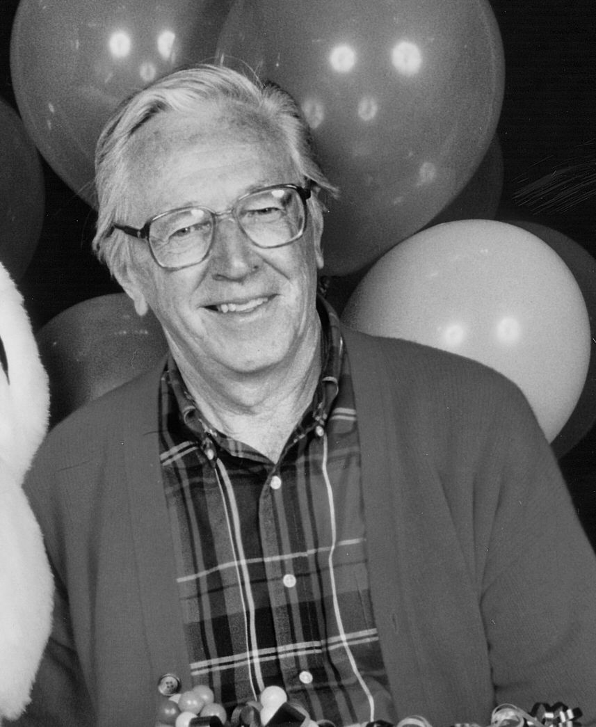 Charles Schulz in 1993, creator of Peanuts
