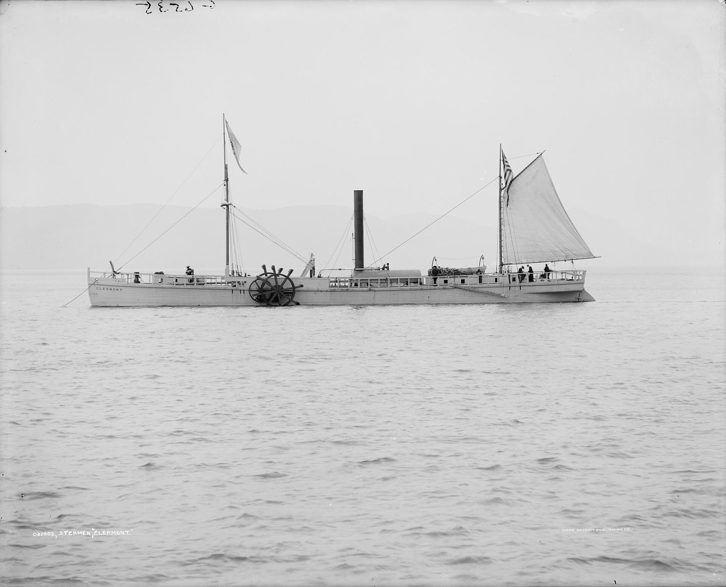 Replica of the Clermont, Robert Fulton's steamboat