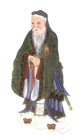 Statue of Confucius at the Confucius Temple in Nanjing, China