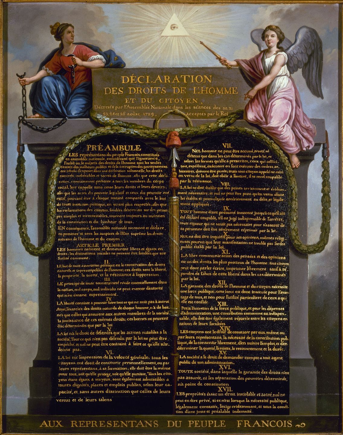 the declaration of the rights of man and of the citizen, adopted by the french national assembly in 1789