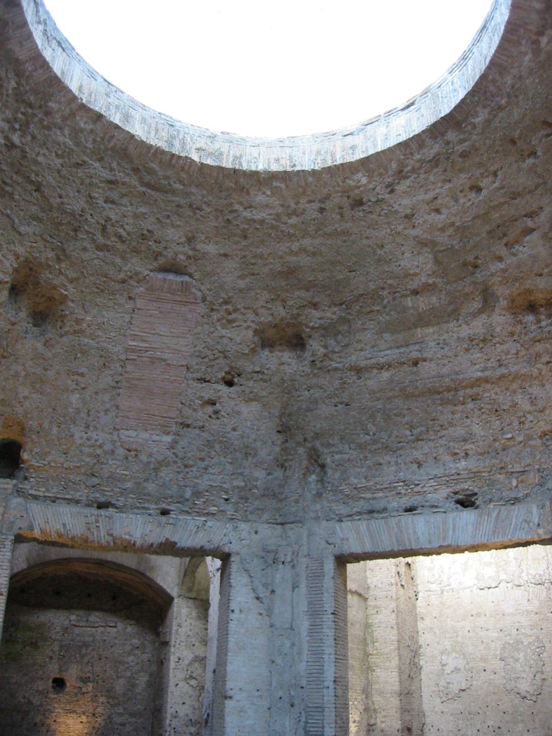The octagonal room of Nero's Domus Aurea in Rome