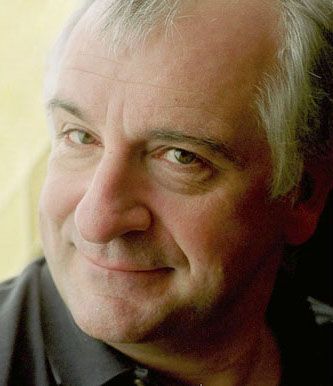 portrait of douglas adams, author of the hitchhiker's guide to the galaxy