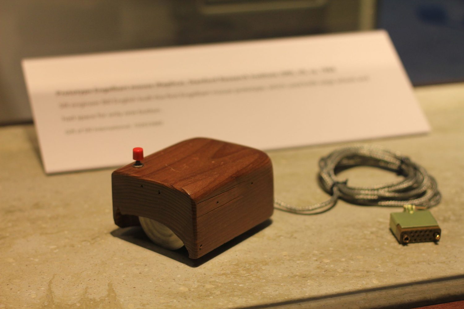 The first computer mouse