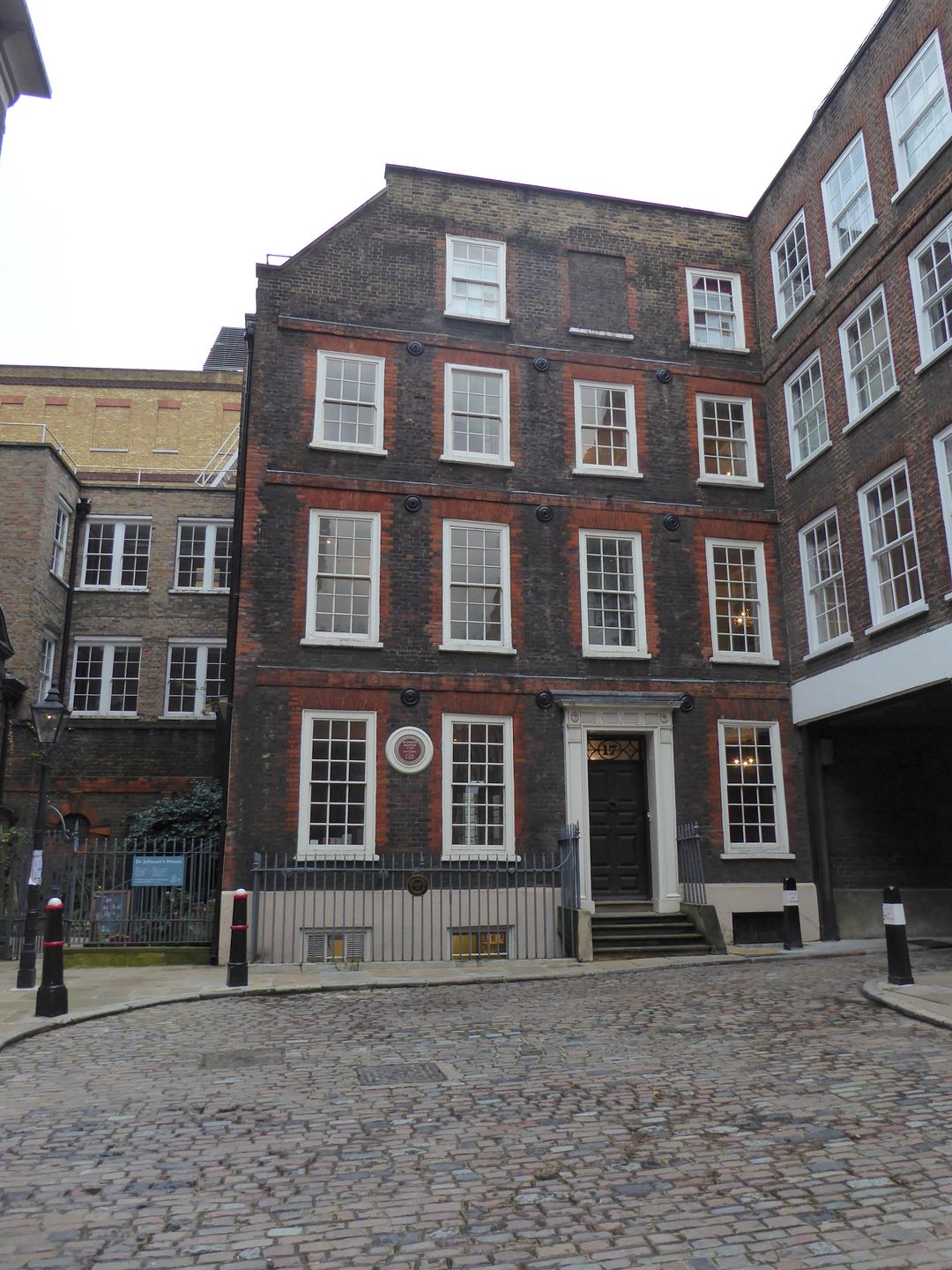 Dr Johnson's House at 17 Gough Square, London
