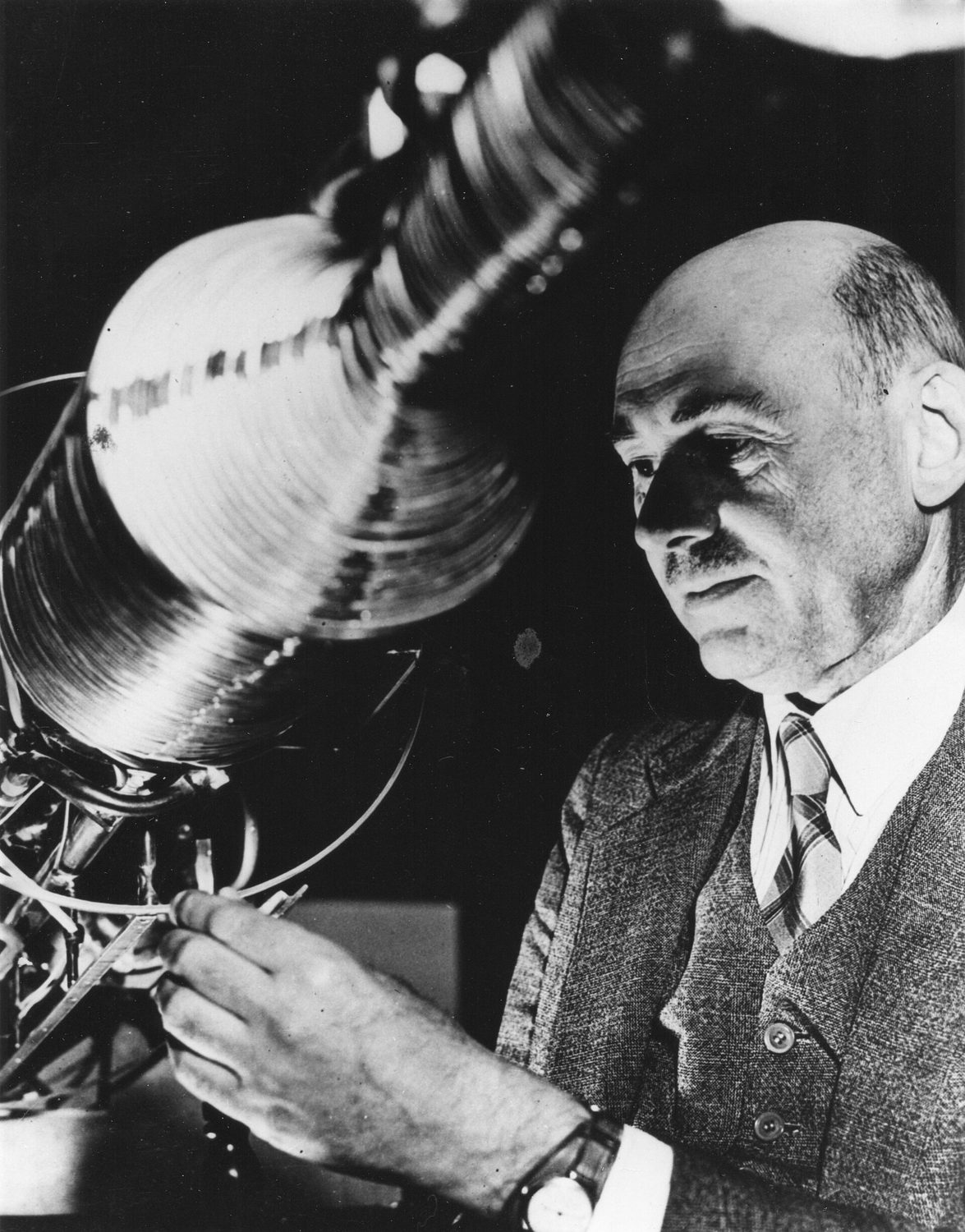 Robert Goddard and his rocket