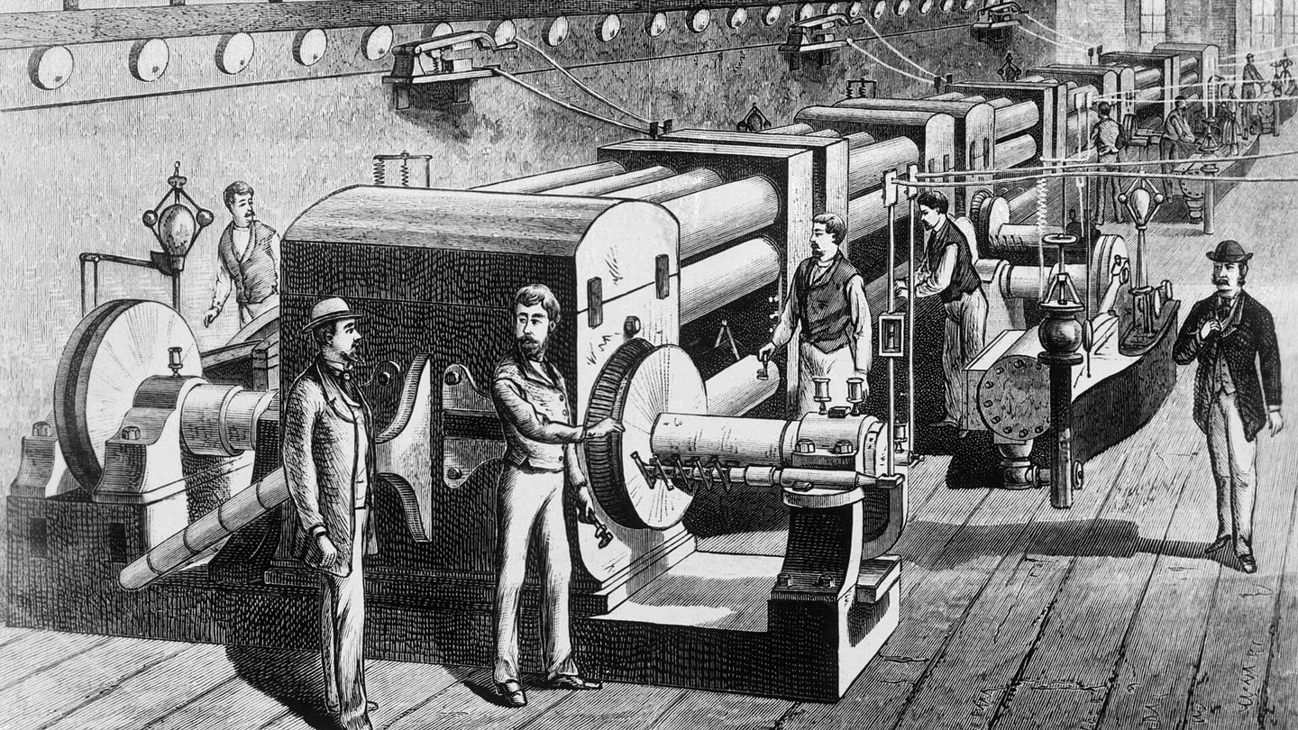 Replica of the Vulcan Street Plant, the first hydroelectric power station in Appleton, Wisconsin, 1882
