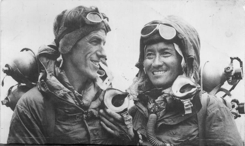edmund hillary and tenzing norgay photographed in 1953