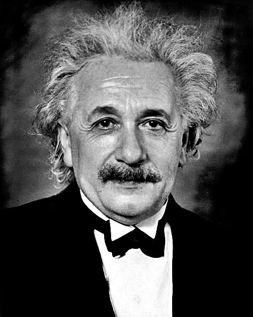 albert einstein formal portrait photograph, circa 1935