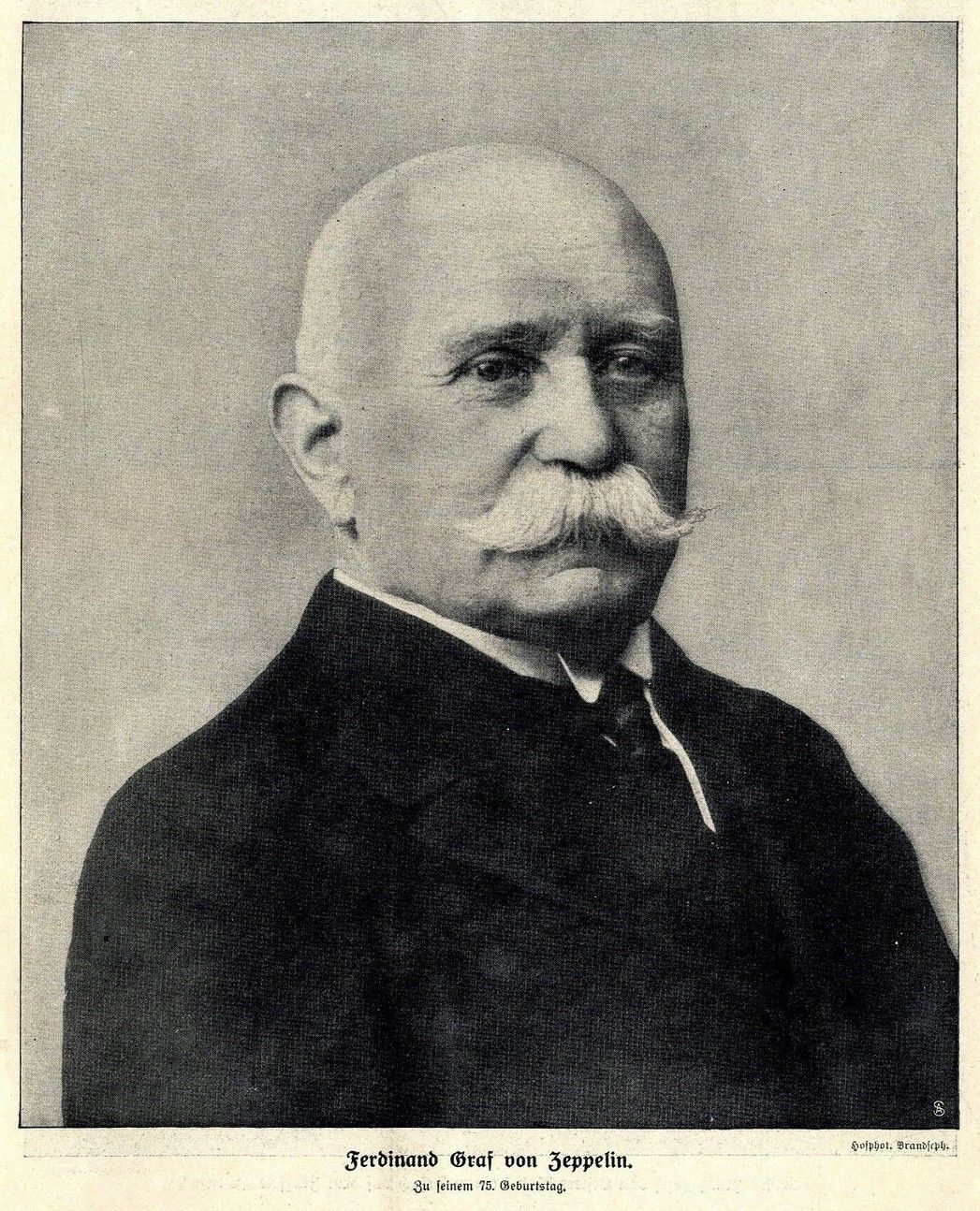 count ferdinand von zeppelin photographed in 1913