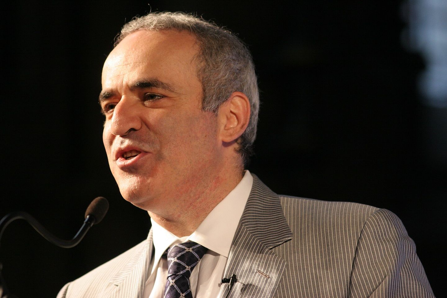 World chess champion Garry Kasparov, who was defeated by IBM's Deep Blue computer in 1997