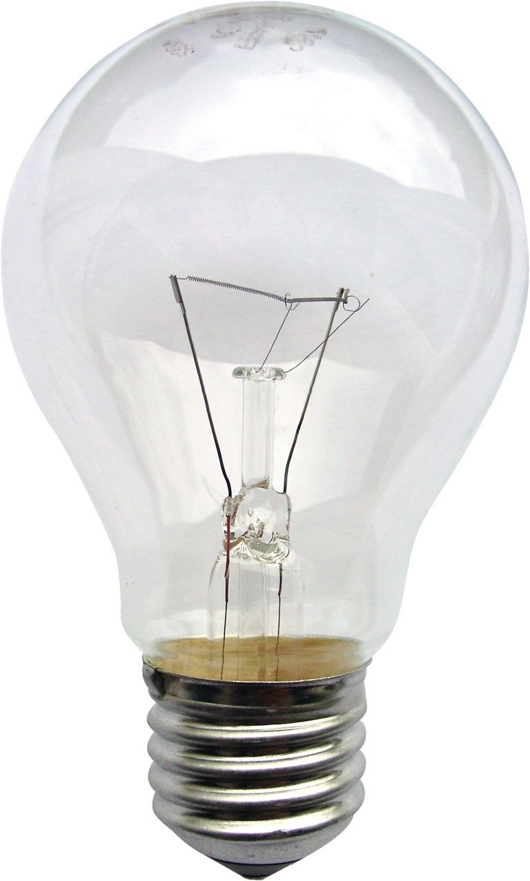 Early incandescent light bulb