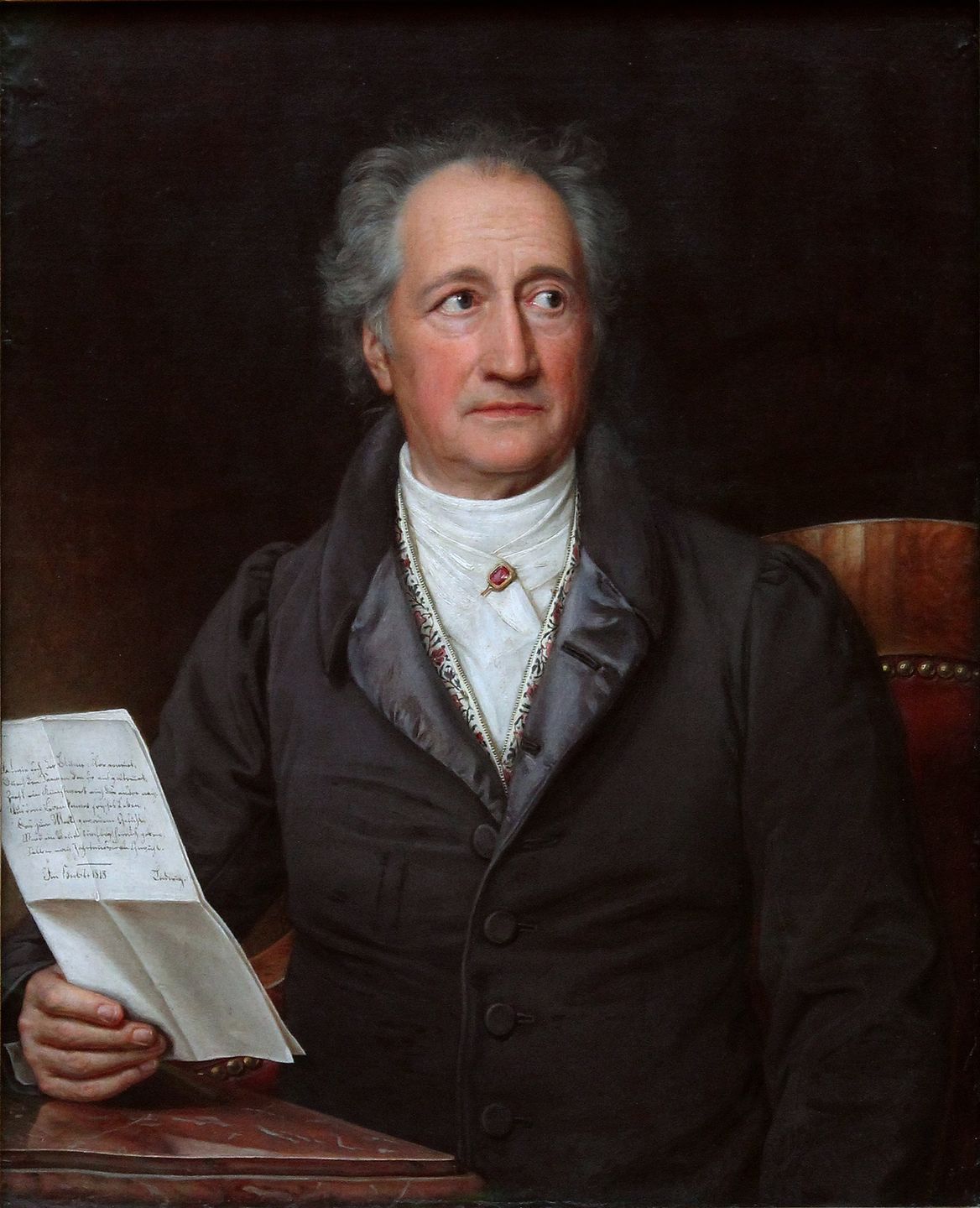 Portrait of Johann Wolfgang von Goethe by Joseph Karl Stieler, 1828