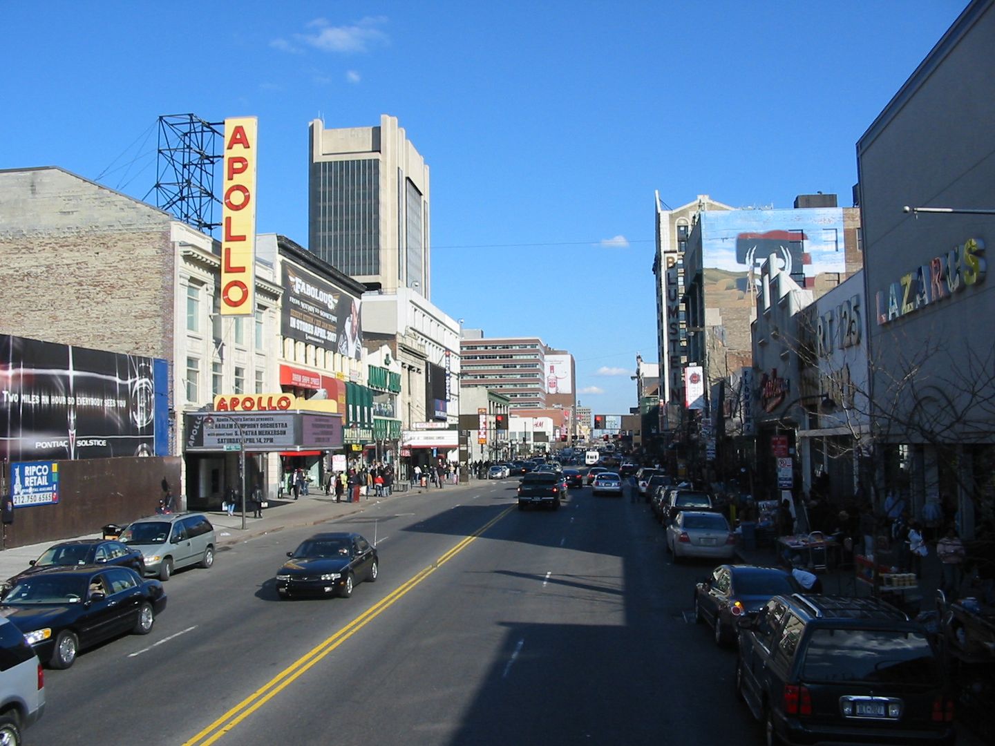 The Apollo Theater on 125th Street in Harlem