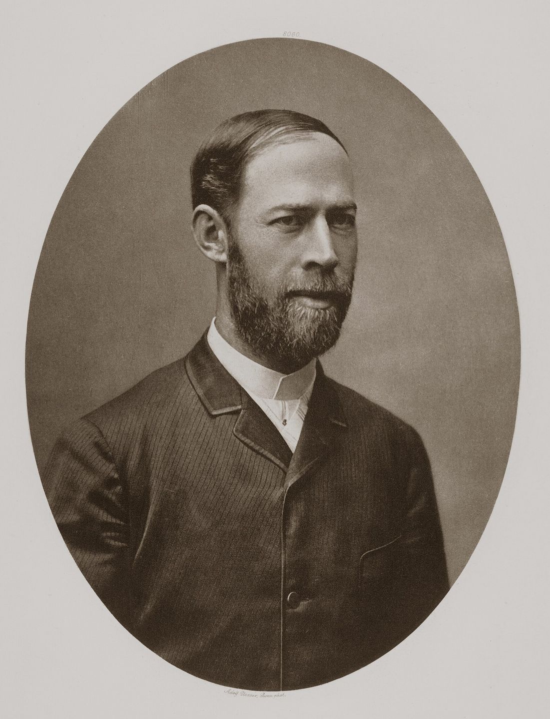 Portrait of Heinrich Hertz, the German physicist who proved electromagnetic waves exist