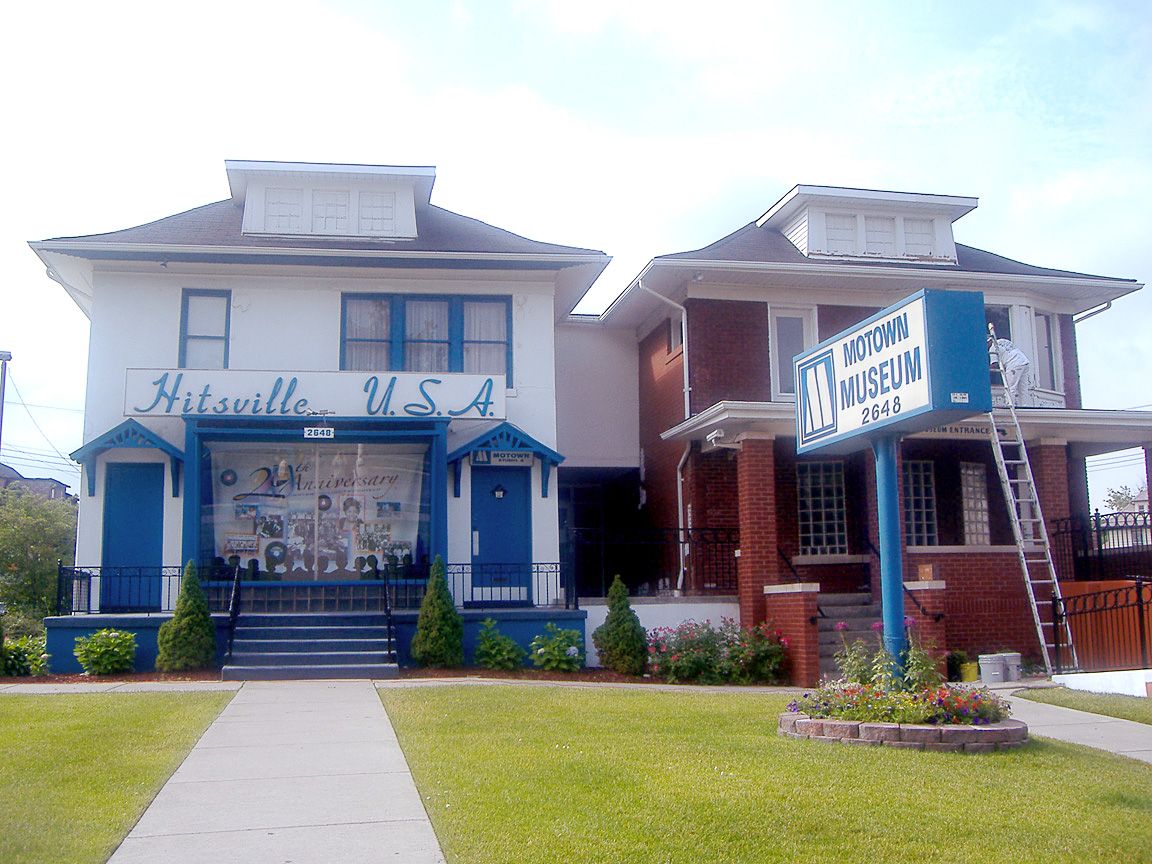 the hitsville u.s.a. house in detroit, original headquarters of motown records