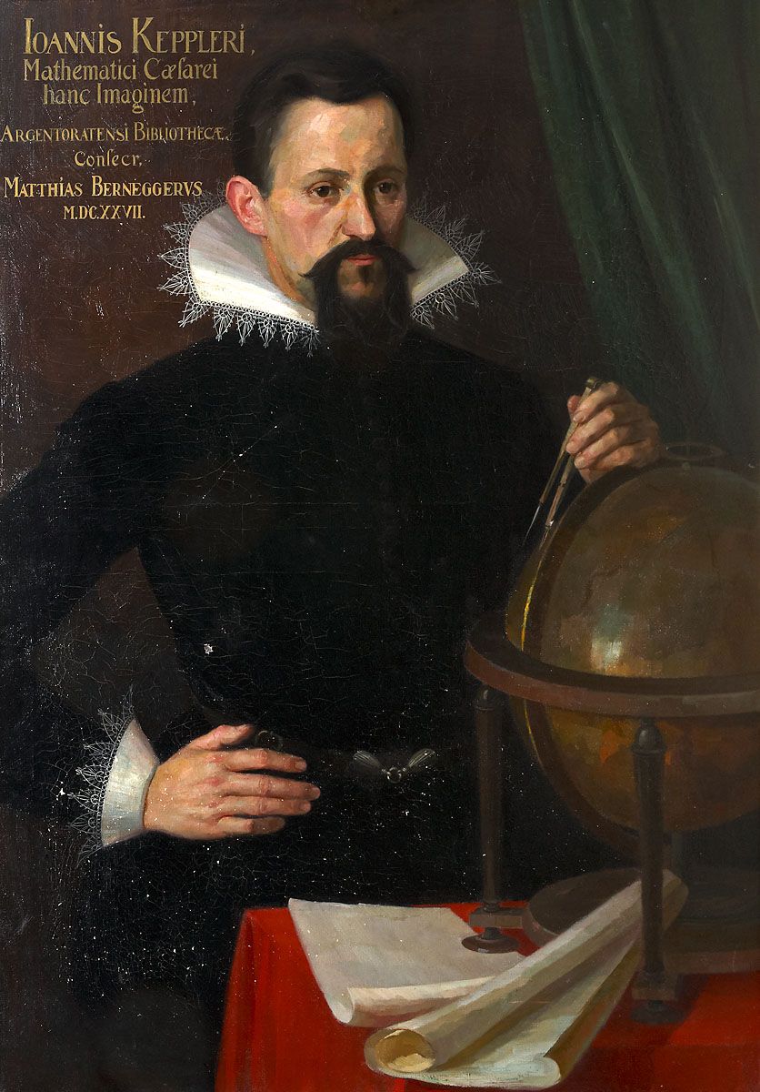 portrait of johannes kepler, astronomer and mathematician