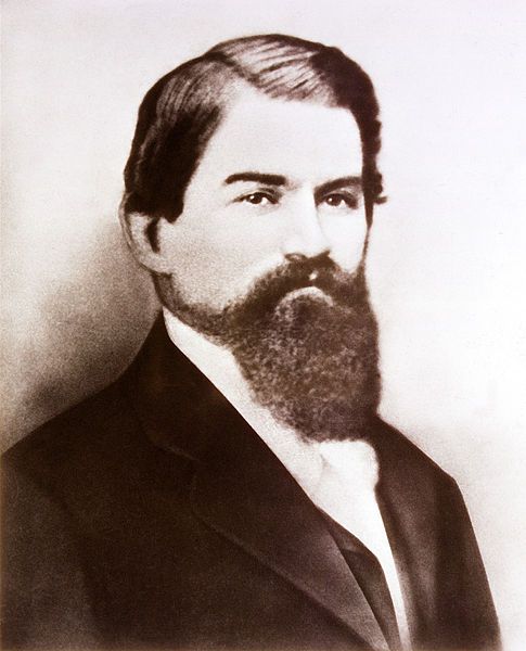 portrait photograph of john stith pemberton, the atlanta pharmacist who created the coca-cola formula in 1886