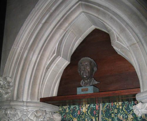 J.R.R. Tolkien, author of The Hobbit and The Lord of the Rings, at Exeter College Oxford