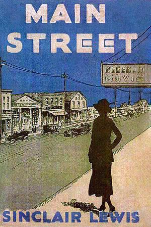 Cover of the first edition of Main Street by Sinclair Lewis, 1920