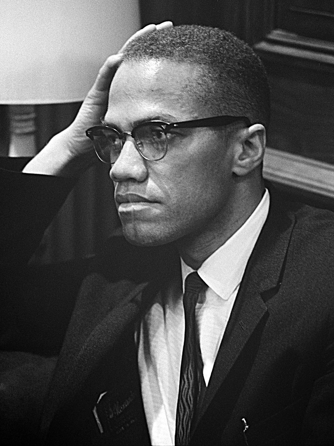 malcolm x photographed in 1964