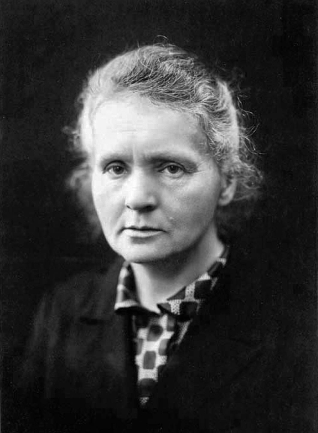 Marie Curie in her laboratory