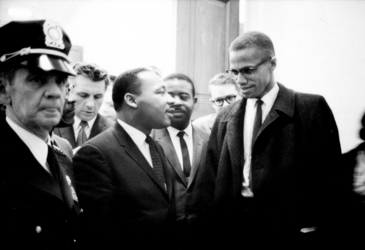 Malcolm X speaking