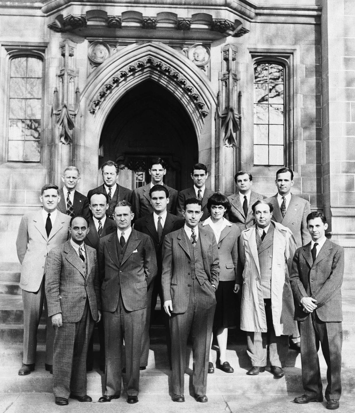 members of the chicago pile-1 team reunited at the university of chicago in 1946