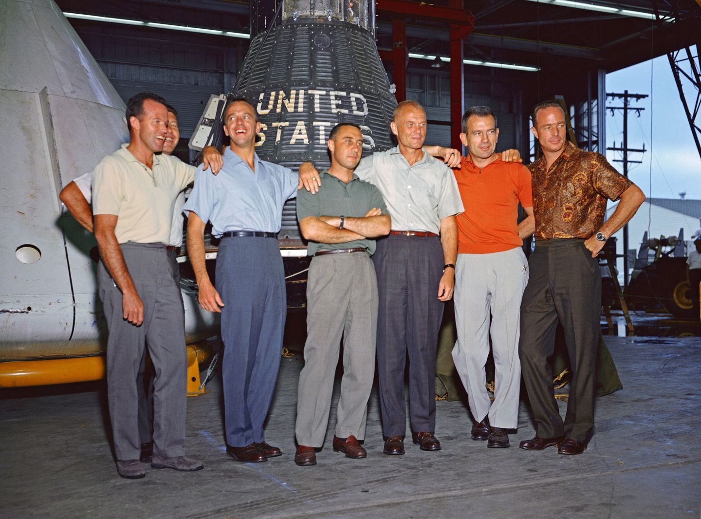 the mercury seven astronauts, nasa's first astronaut class, 1959
