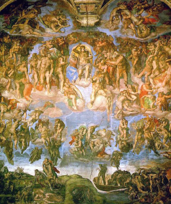 Michelangelo's Sistine Chapel ceiling fresco