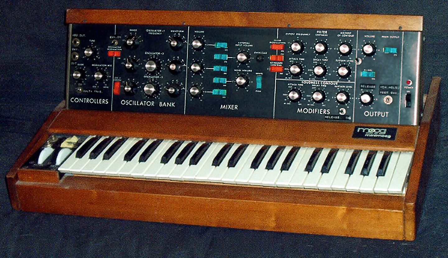 the minimoog, robert moog's portable synthesizer introduced in 1970