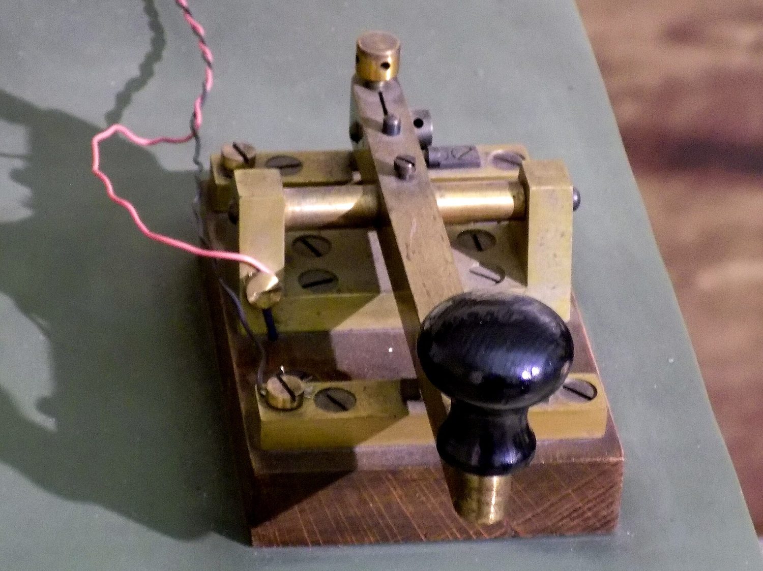 A telegraph key