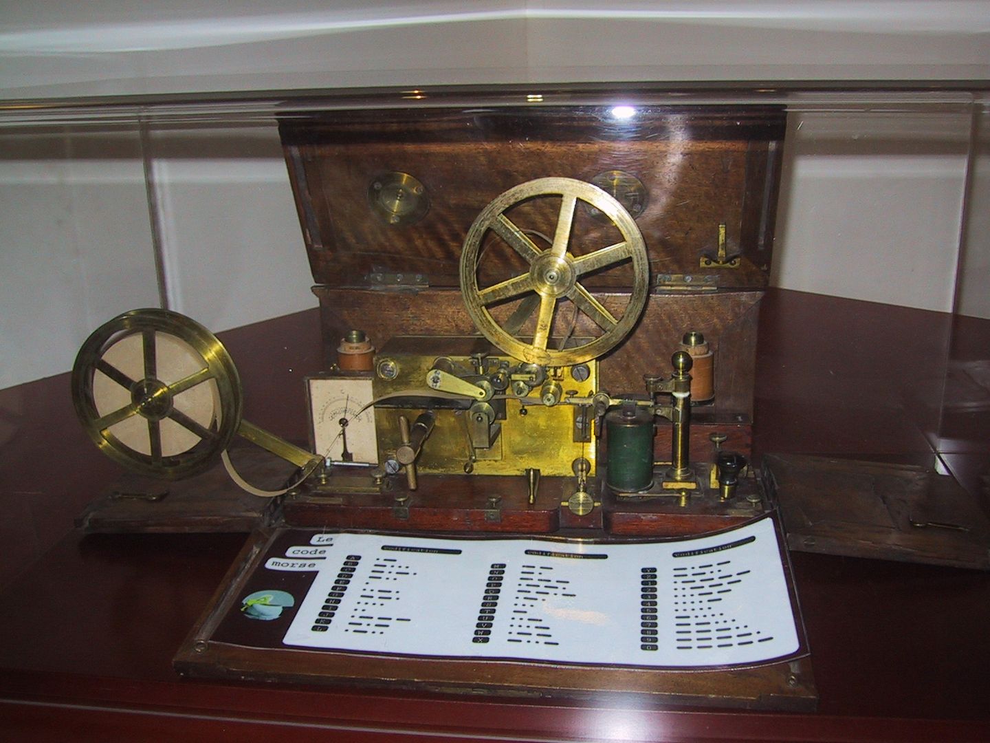 morse telegraph prototype, 1837