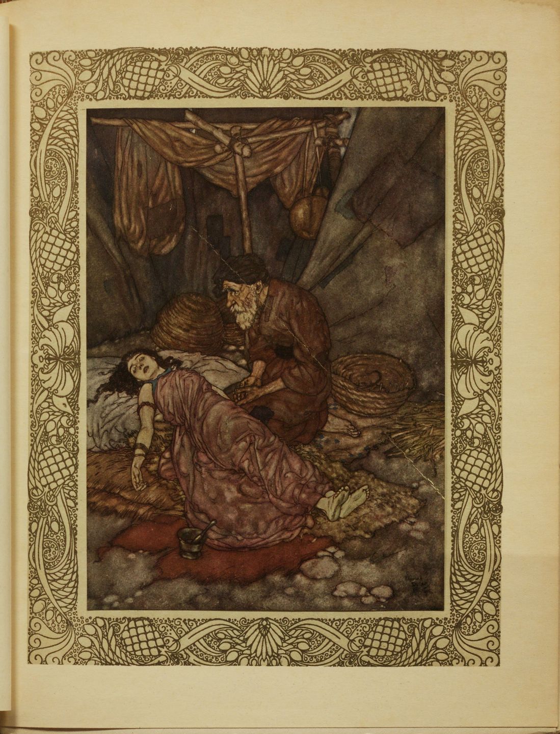 edmund dulac illustration from the rubaiyat of omar khayyam