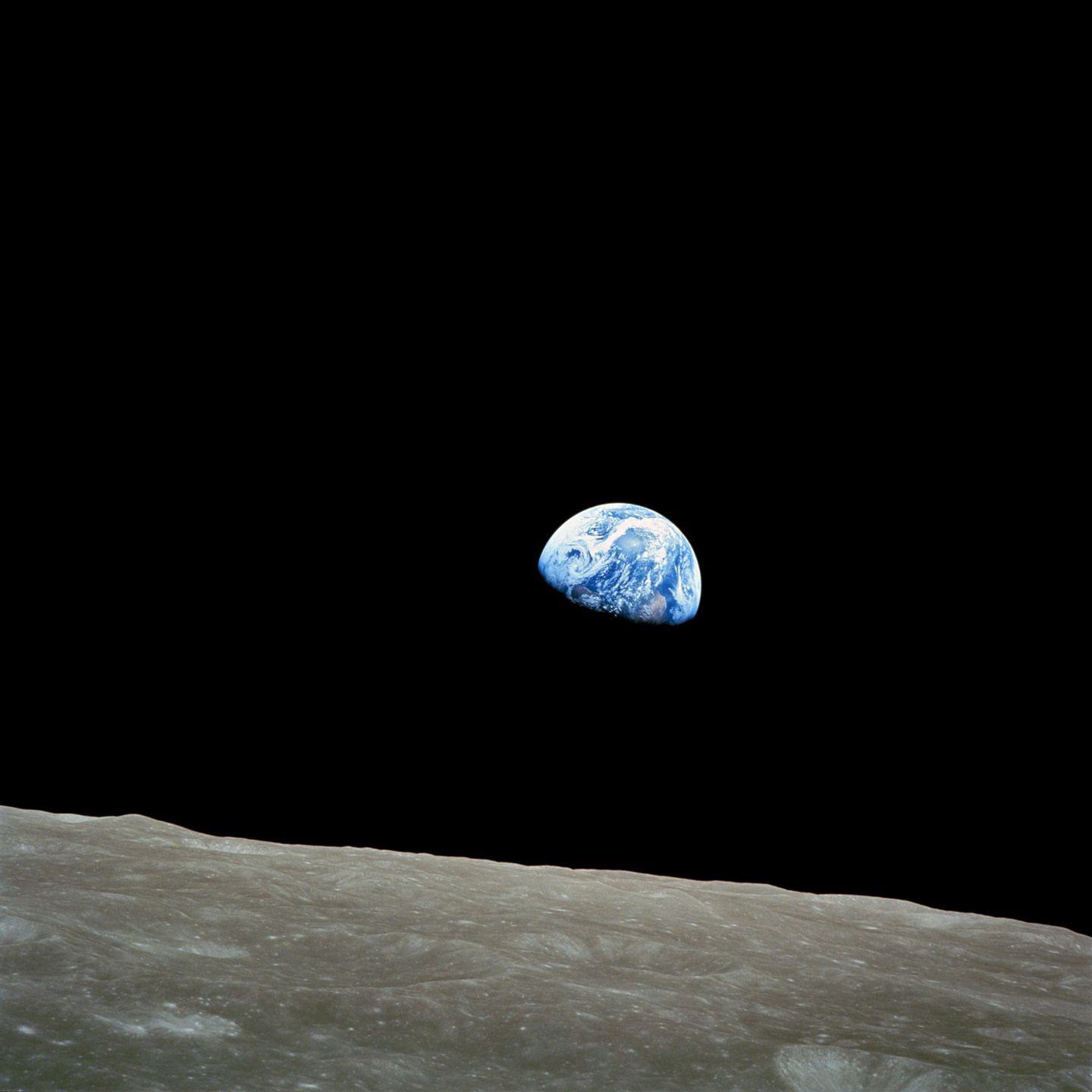 Earthrise photograph from Apollo 8