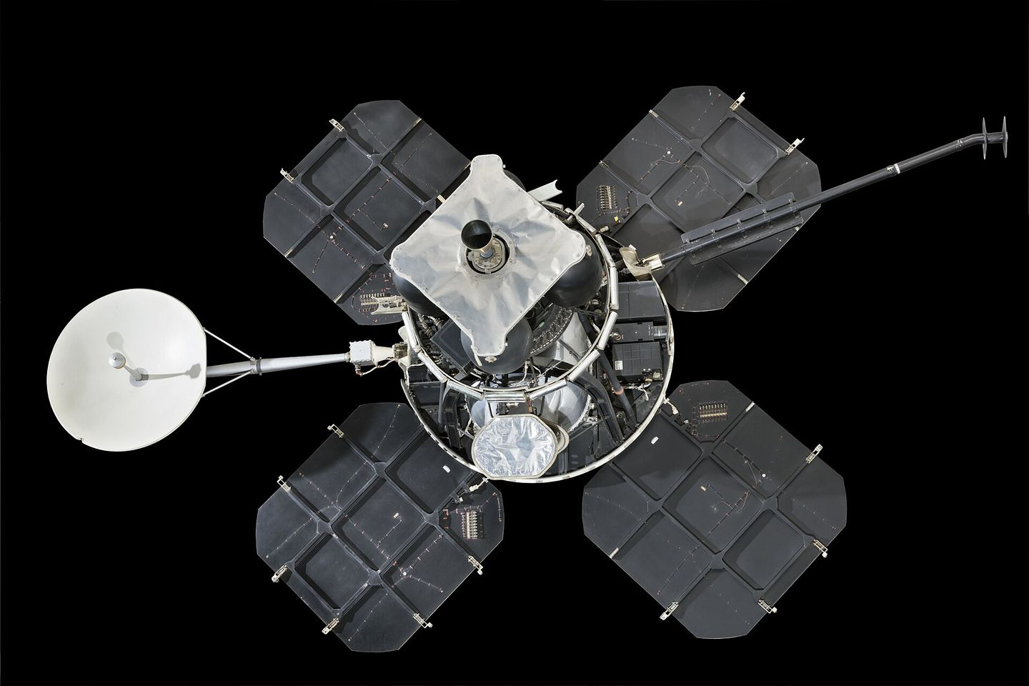 Lunar Orbiter 1 spacecraft at the National Air and Space Museum