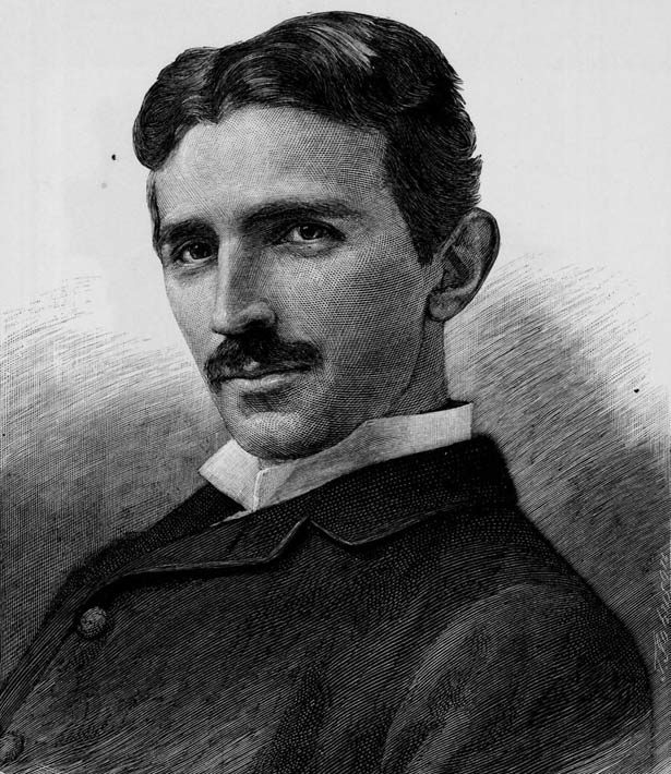 Portrait of Nikola Tesla