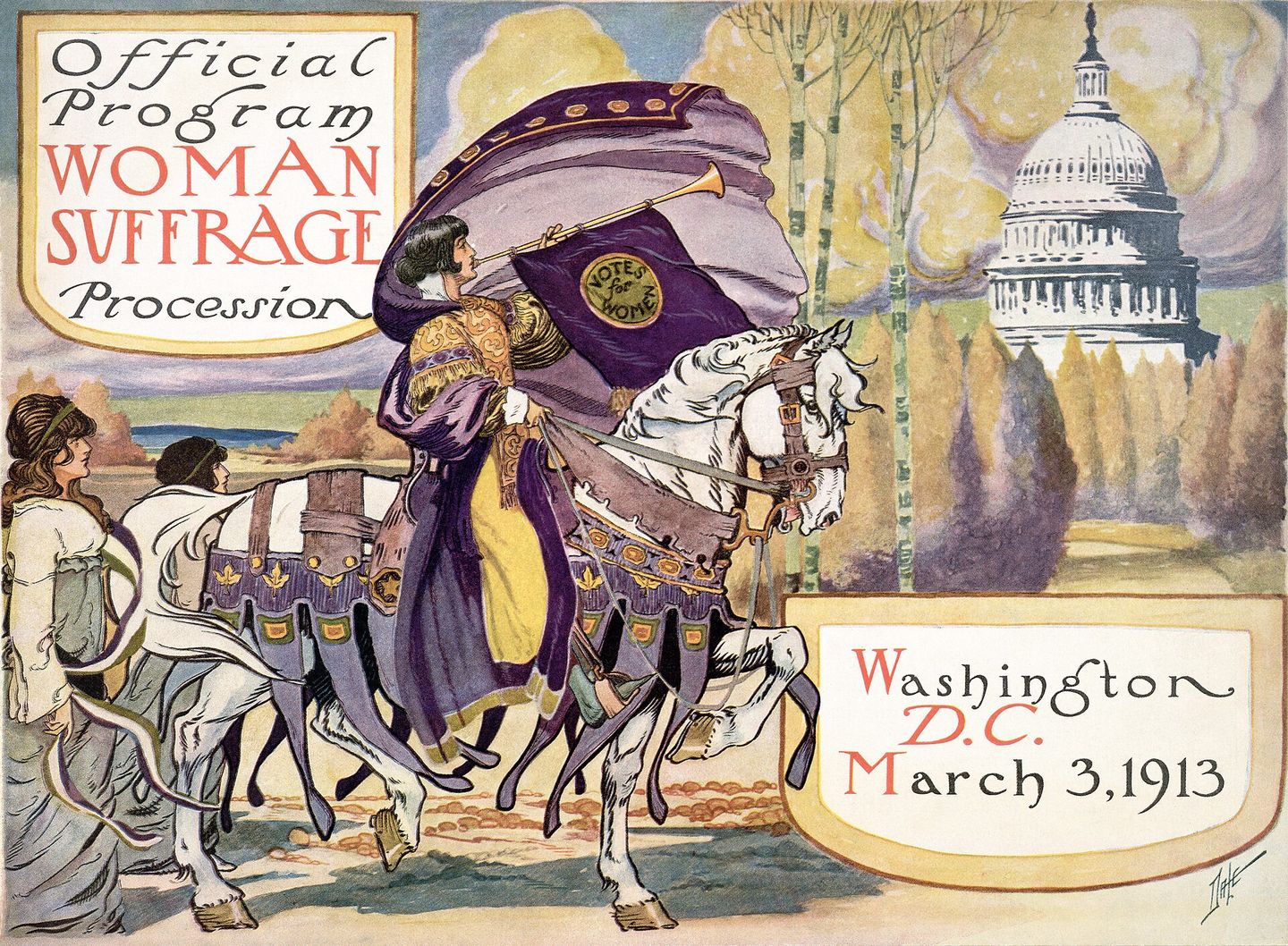 Program cover of the 1913 Woman Suffrage Procession
