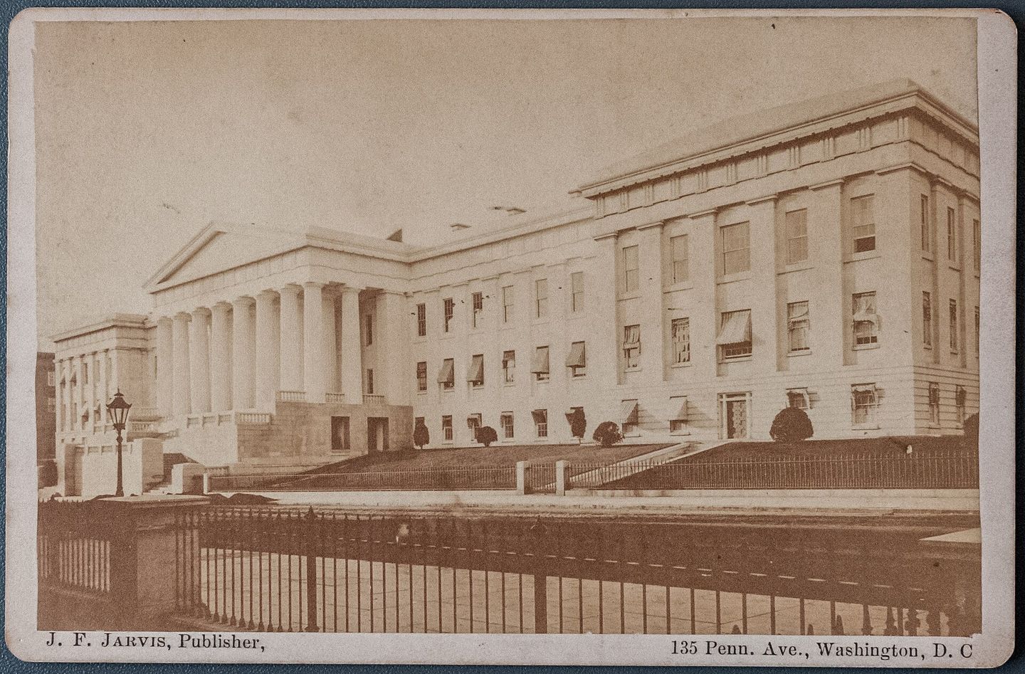 the old patent office building in washington d.c., a neoclassical structure that housed the u.s. patent office in the early 19th century
