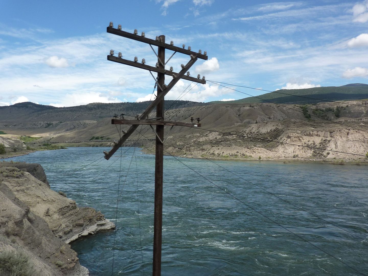 Historic telegraph pole