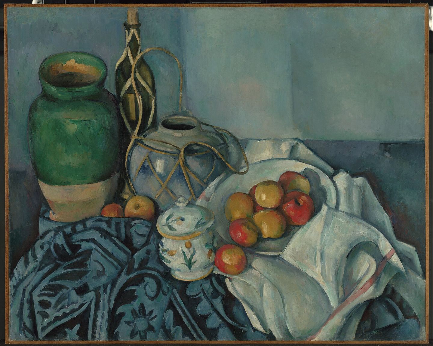 cézanne still life of apples on a table