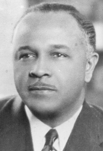 Portrait of the chemist Percy Lavon Julian, around 1950