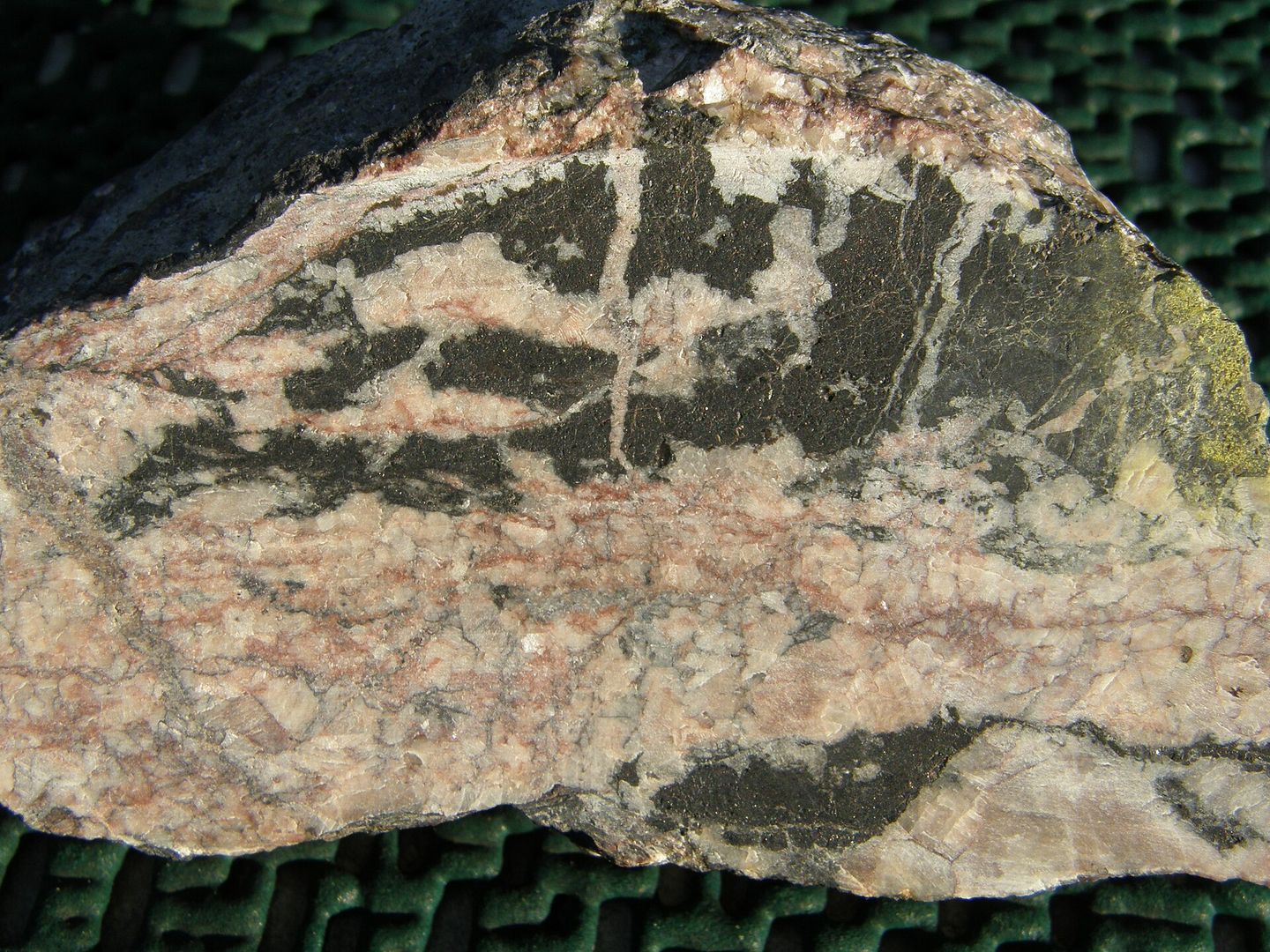 A specimen of pitchblende, the uranium-bearing ore