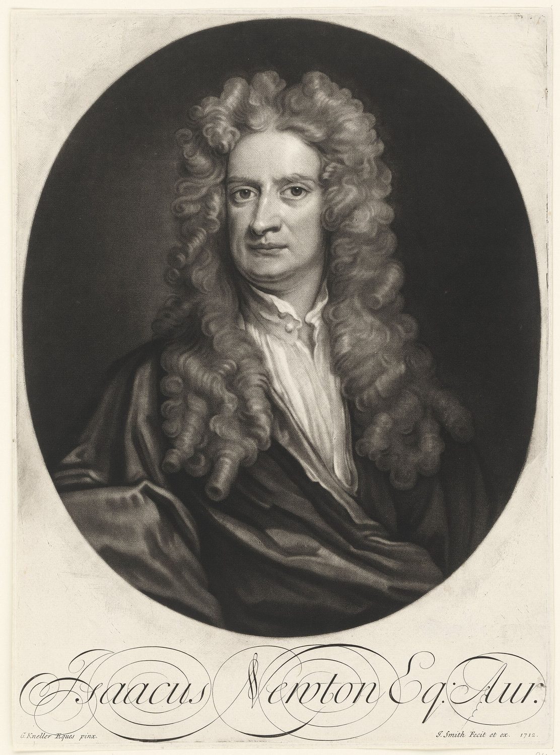 Portrait of Isaac Newton